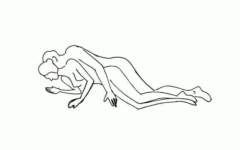 Cách quan hệ lâu ra với Tư thế úp thìa