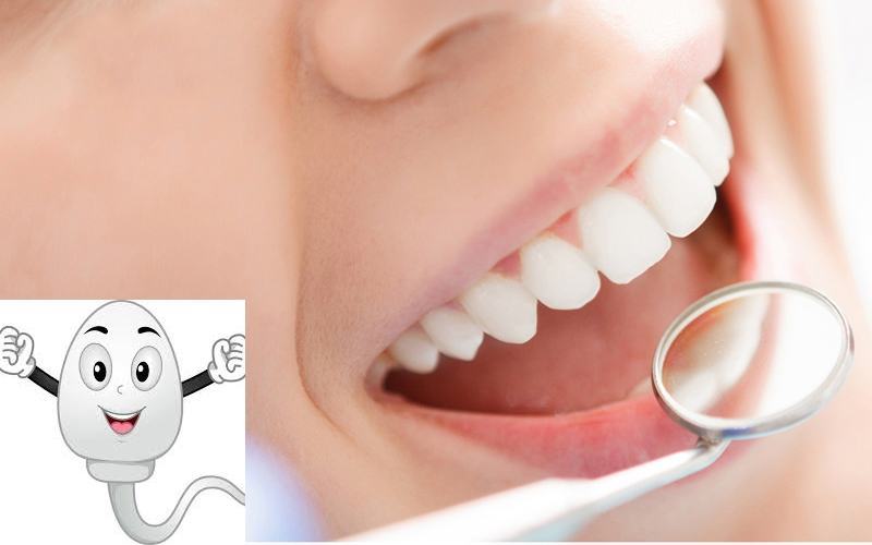 Tinh trùng giúp trắng răng và ngừa sâu răng