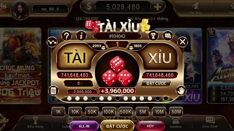 cách chơi tài xỉu tại HitClub